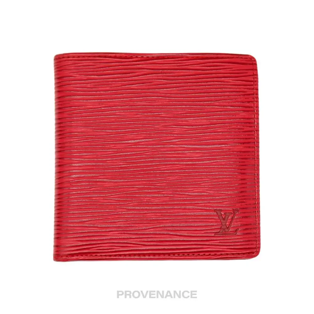 🔴 Louis Vuitton Marco Wallet - Red Epi Leather - Picture 2 of 10